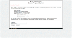 Desktop Screenshot of cps.furman.edu